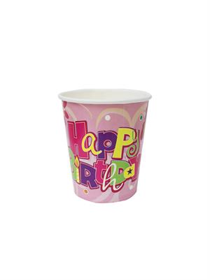 Karton Bardak Kız Doğum Günü 8Li