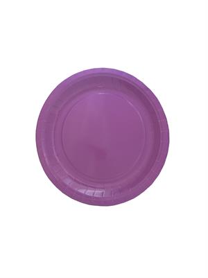 Karton Tabak Bardak Set Doğum Günü Parti Seti Mor 8 Adet 