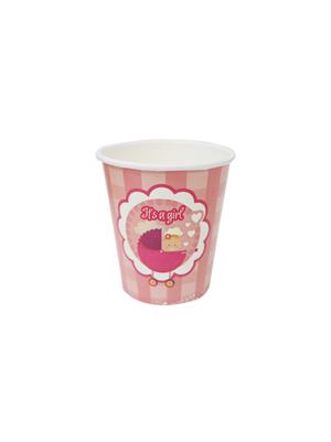 Kız Bebek Baby Shower Konsept Karton Bardak 8li