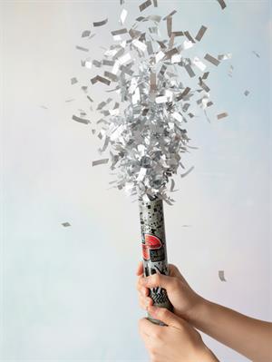 Konfeti Gümüş 30 Cm.