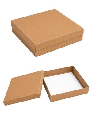 Kraft Kutu Karton Hediye Kutusu 32X32X9 Cm