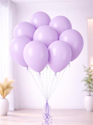Lila Balon 10Lu Açık 12