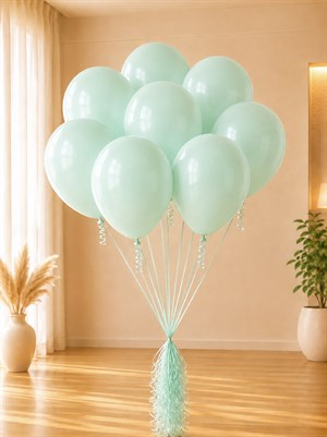 Makaron Yeşil Balon Pale Green 12 inc 100lü