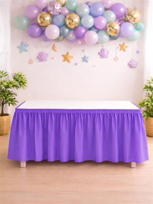 Masa Eteği Plastik Mor