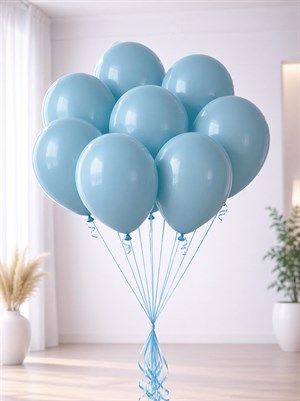 Mavi Cam Retro Balon 12 inc 100lü