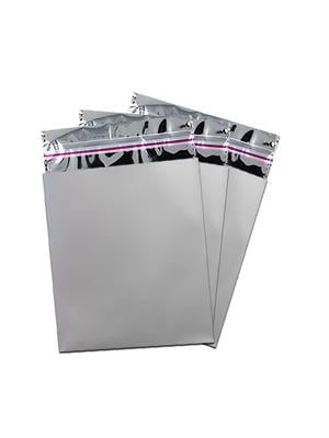 Metalize Poşet Lüks 12X17 Cm 50Li Gümüş