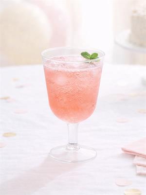 Mika Plastik Kadeh Şeffaf Ayaklı Şarap Bardağı 150 ml 6lı