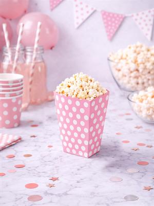 Mısır Kutusu Küçük Puanlı Pembe 8Li