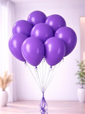 Mor - Violet Balon 10Lu 12