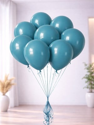 Okyanus Mavi Balon 12 inc 10Lu
