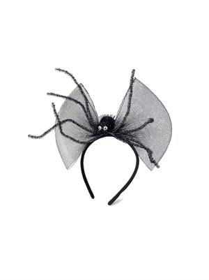 Örümcek Figürlü Halloween Parti Tacı Kurdeleli Cadılar Bayramı Aksesuarı