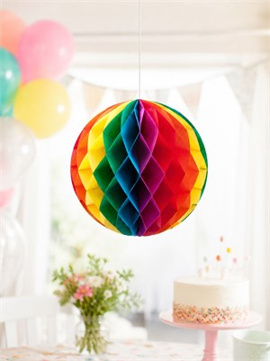 Parti Süsleri Dekoratif Petek Süs 30 cm Renkli
