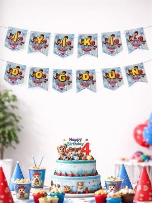 Paw Patrol Temalı İyi Ki Doğdun Banner – Erkek Çocuk Doğum Günü Dekoru