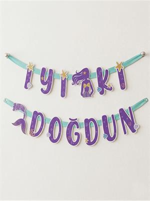 Pırıltı Deniz Kızı İyi Ki Doğdun Yazı