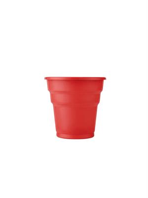Plastik Bardak Kırmızı Renk 25Li
