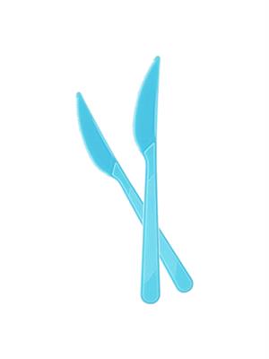 Plastik Bıçak  Açık Mavi 25Li