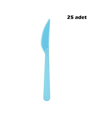 Plastik Bıçak  Açık Mavi 25li