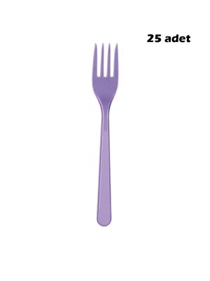 Plastik Çatal Lila 25li