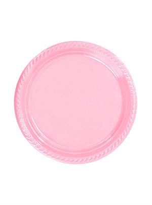 Plastik Tabak Pembe Renk 25Li