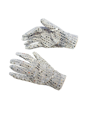 Pullu Eldiven Bride Bekarlığa Veda Partisi Kostümü Gümüş