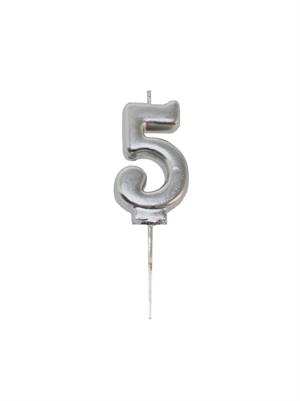 Rakam Mum Gümüş No:5