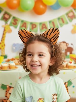 Safari Taç Turuncu-Siyah Çizgili