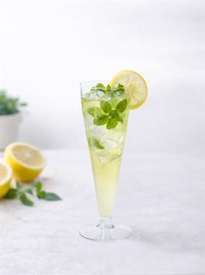 Mika Plastik Şampanya Bardağı - Flüt Kadeh Şeffaf 120 ml 6lı