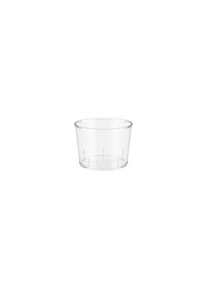 Şeffaf Mika Tatlı Kabı – Mini Silindir Sunum Kabı 180 ml 25li