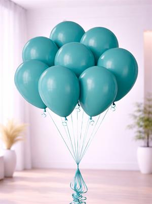 Turkuaz Mavisi Balon 10Lu 12