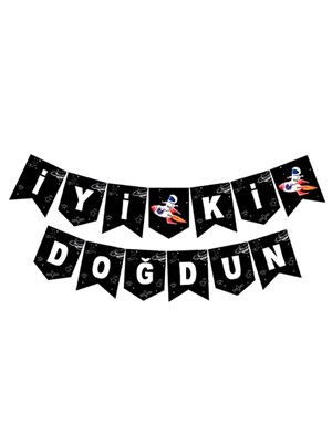 Uzay İyi Ki Doğdun Yazı