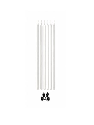 Uzun Pasta Mumu Beyaz 20 Cm