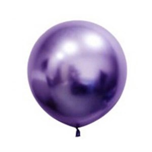 Violet Krom Jumbo Balon 3'lü 24