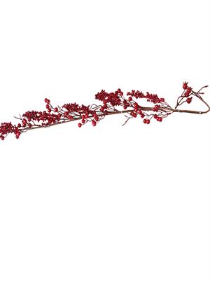 Yılbaşı Dekor Süsleri Kokina Berry Mini Meyve Detaylı Garland 150 cm