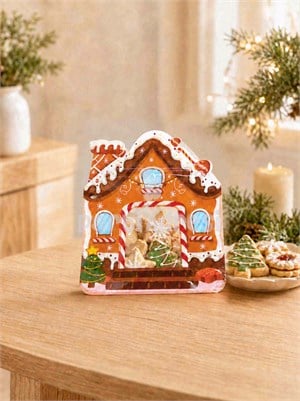 Yılbaşı Temalı Kurabiye ve Şekerleme Poşeti Şeffaf Pencereli 15 cm 5li