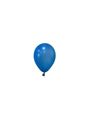 Yuvarlak Metalik Balon Mavi 5