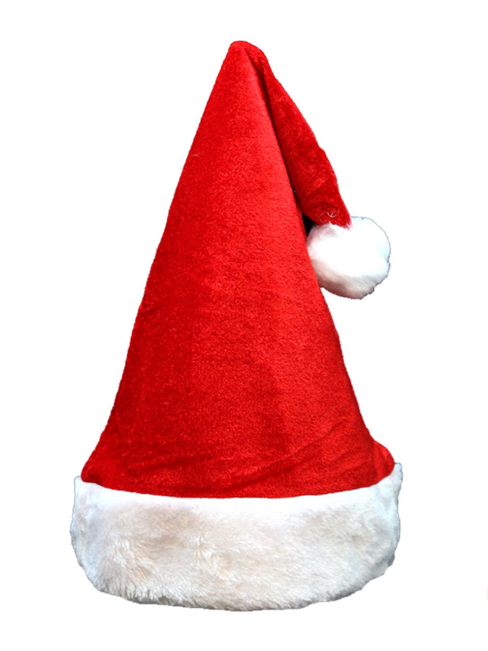Yılbaşı Şapkası Noel Baba Şapkası Kırmızı Kadife