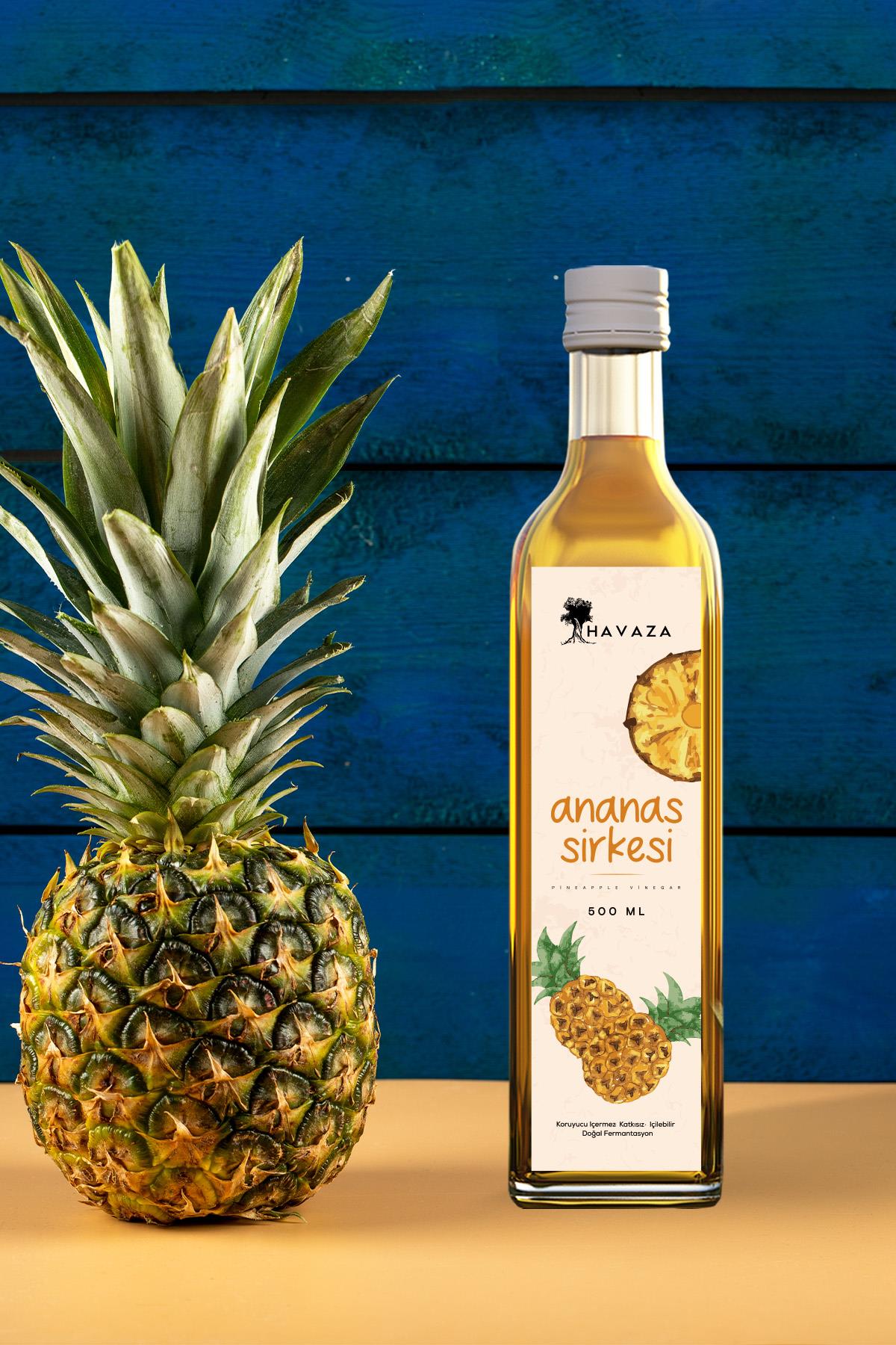  Ananas Sirkesi 500 ml (Organik,Geleneksel,Doğal,Katkısız)