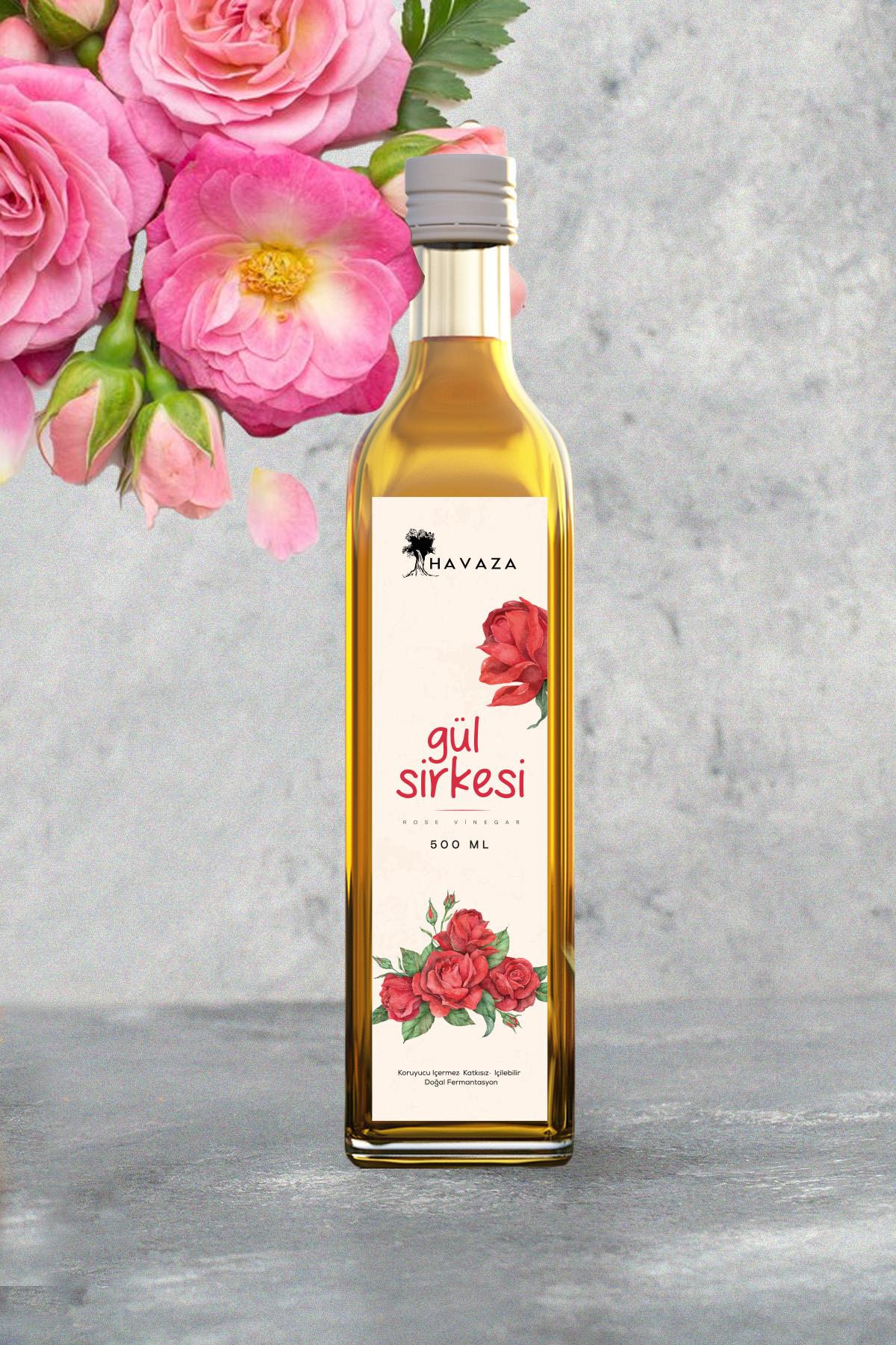 Gül Sirkesi 500 ml (Organik,Geleneksel,Doğal,Katkısız)