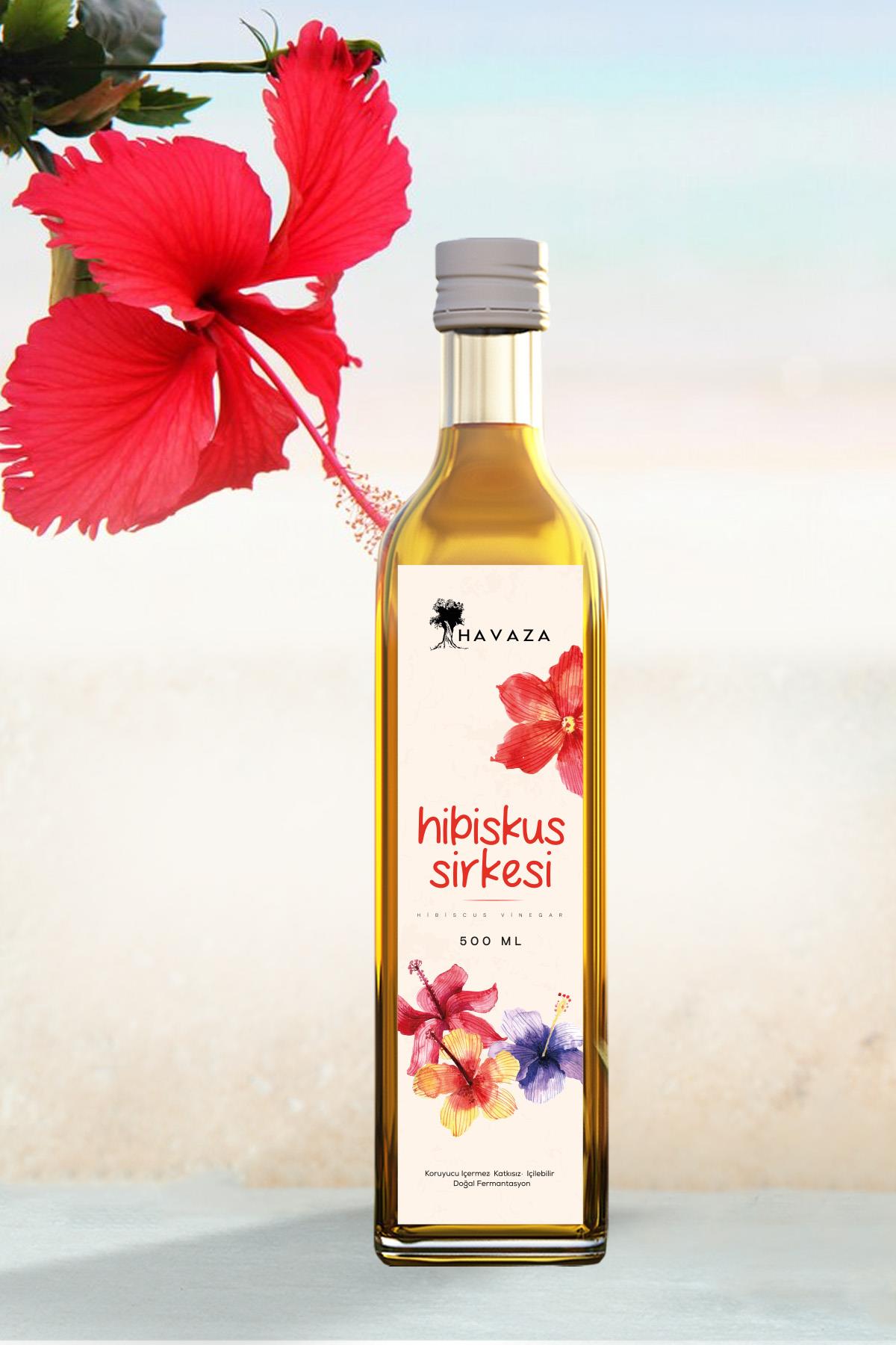 Hibiskus Sirkesi 500 ml (Organik,Geleneksel,Doğal,Katkısız)