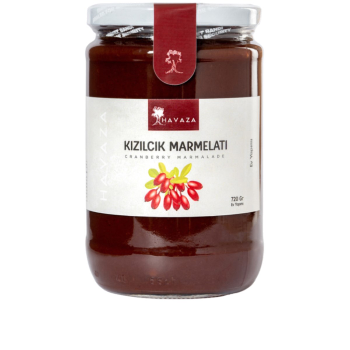 Kızılcık Marmelatı 720 Gr. (Ev Yapımı)