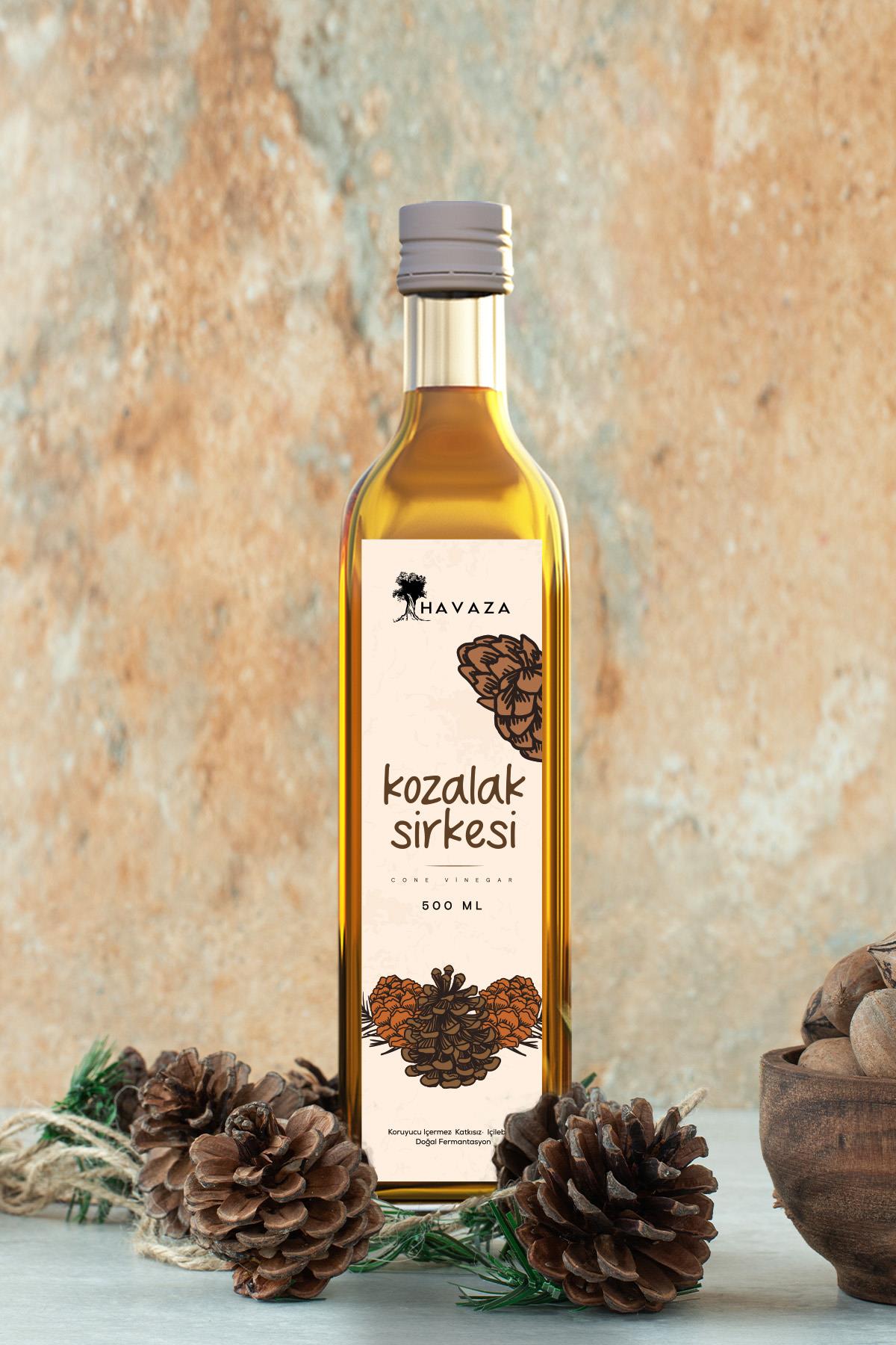 Kozalak Sirkesi 500 ml (Organik,Geleneksel,Doğal,Katkısız) 