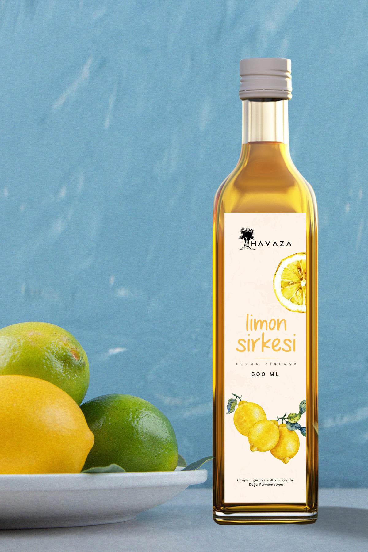 Limon Sirkesi 500 ml (Organik,Geleneksel,Doğal,Katkısız)