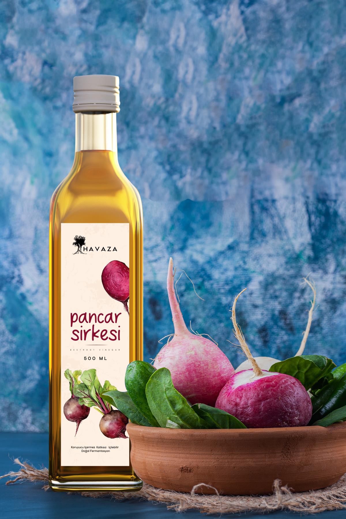 Pancar Sirkesi 500ml(EVYAPIMI,GELENEKSEL,%100 DOĞAL)