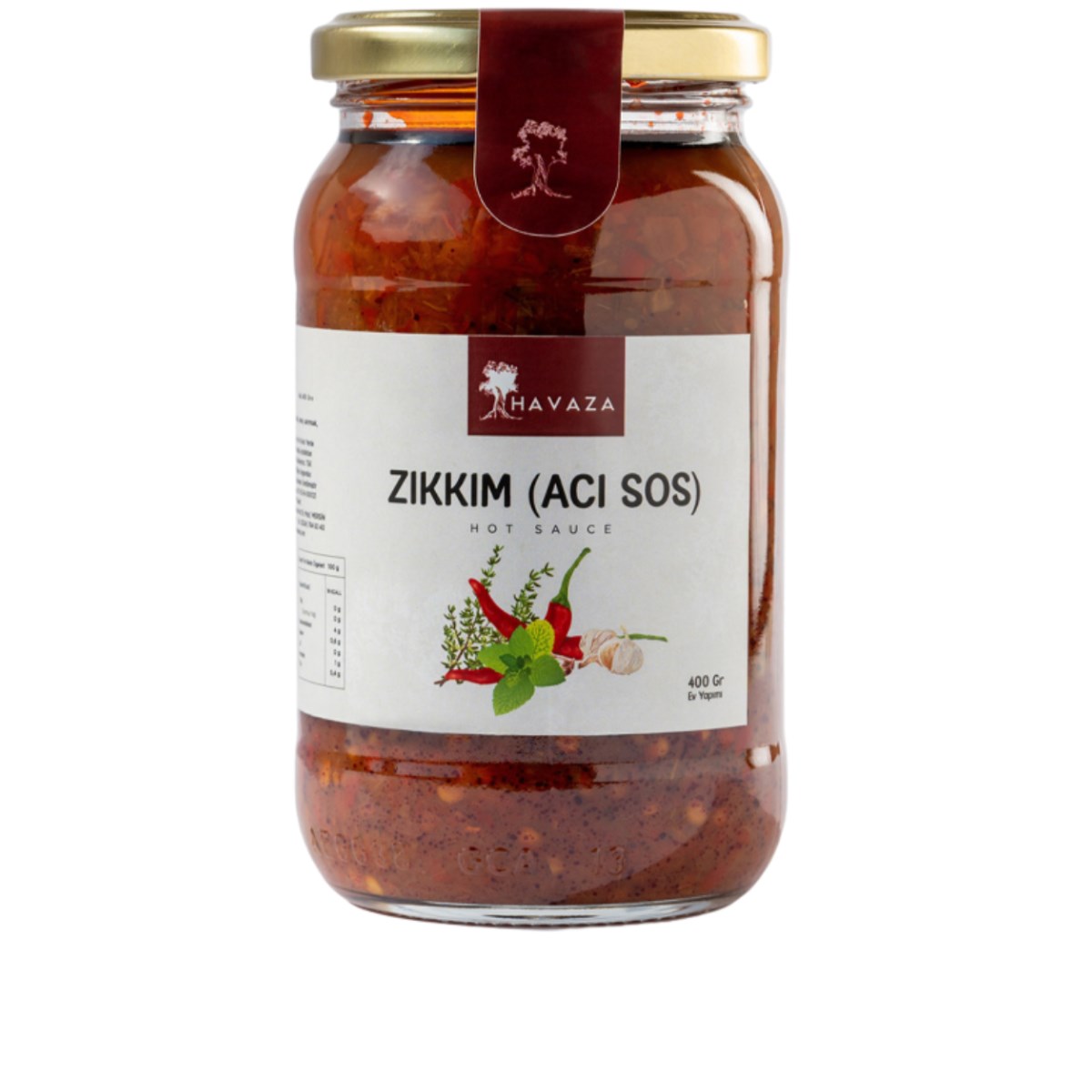 Zıkkım Acı Sos 400 Gr.(Ev Yapımı)
