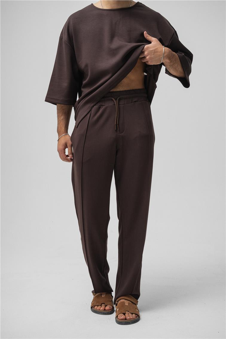 Basic Baggy Eşofman Kahve
