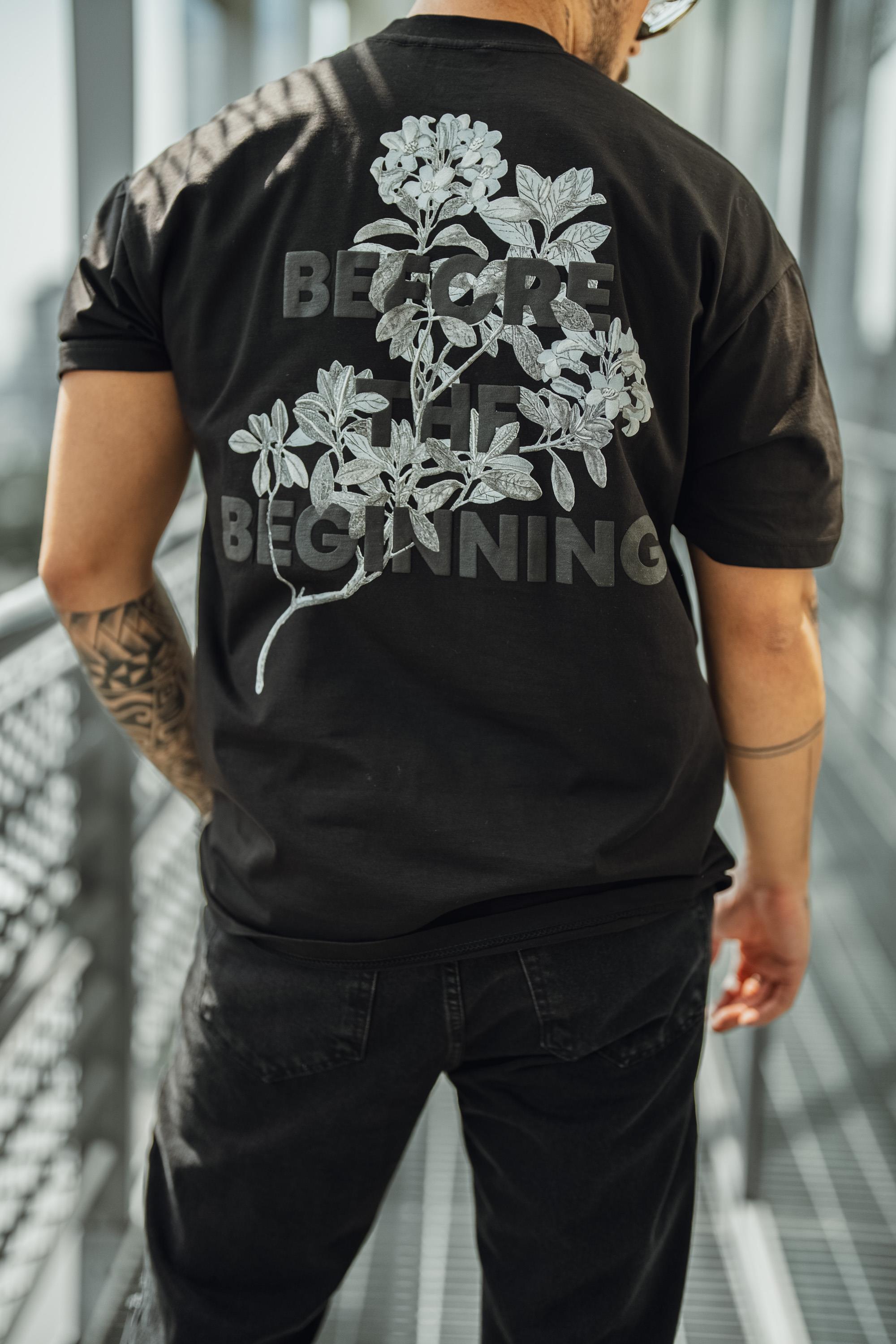Follow Your Own Path Oversize T-Shirt Siyah