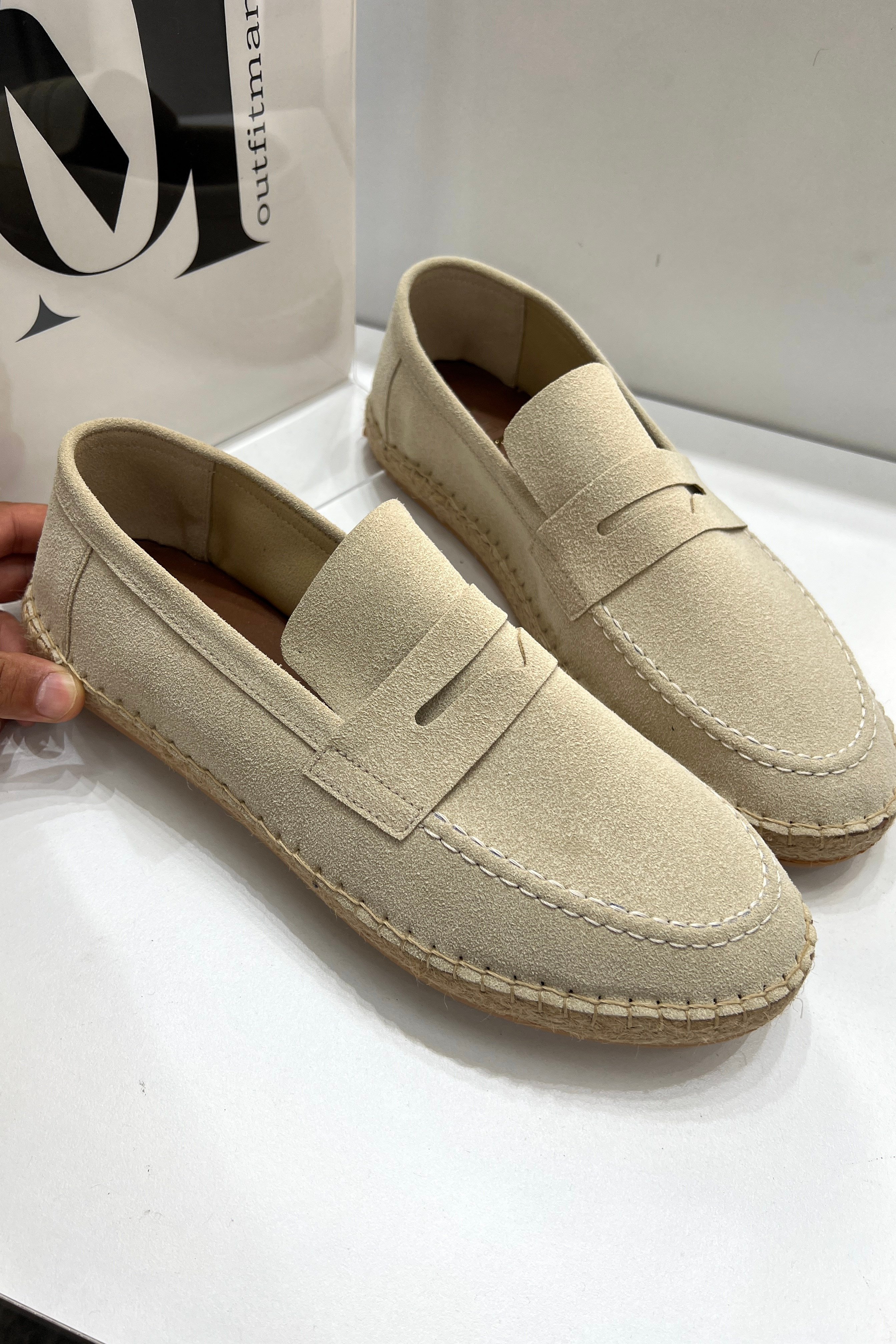 Klasik Espadril Ayakkabı Bej