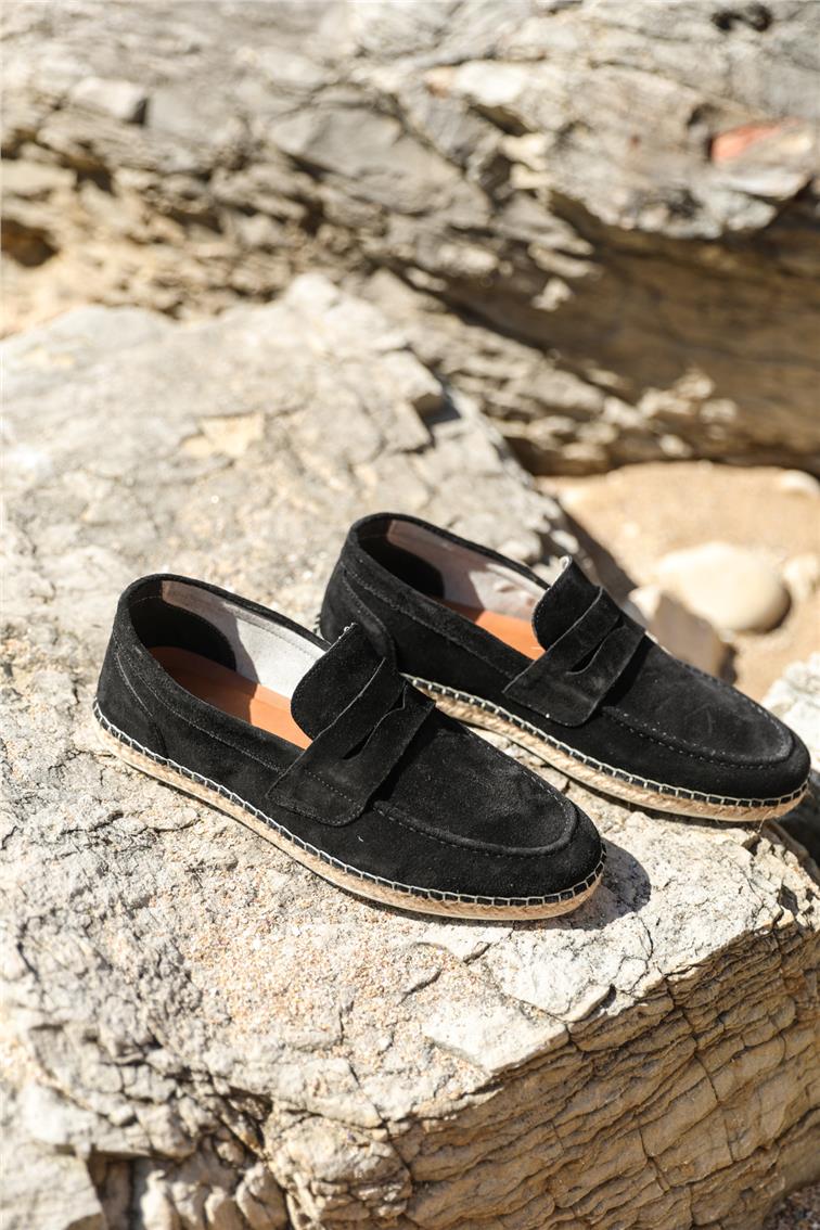 Klasik Espadril Ayakkabı Siyah