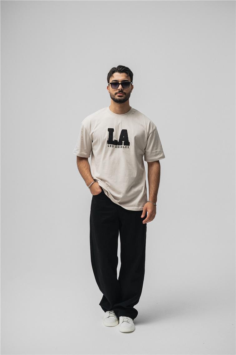 LosAngeles Oversize T-Shirt Bej