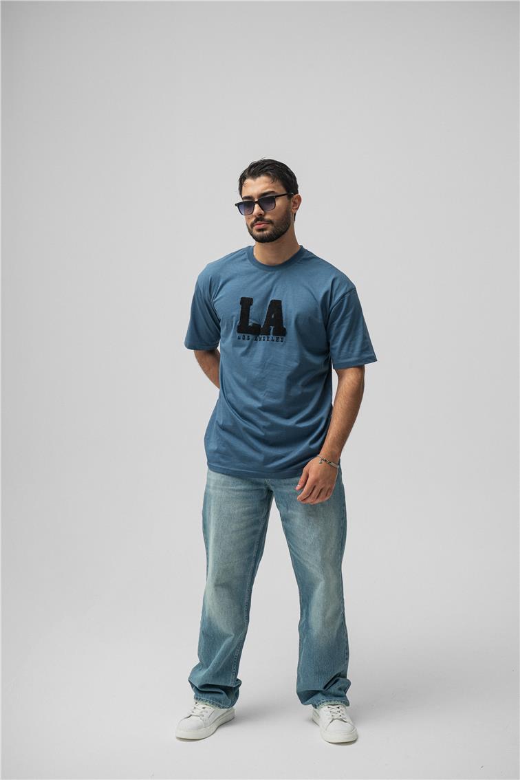 LosAngeles Oversize T-Shirt İndigo